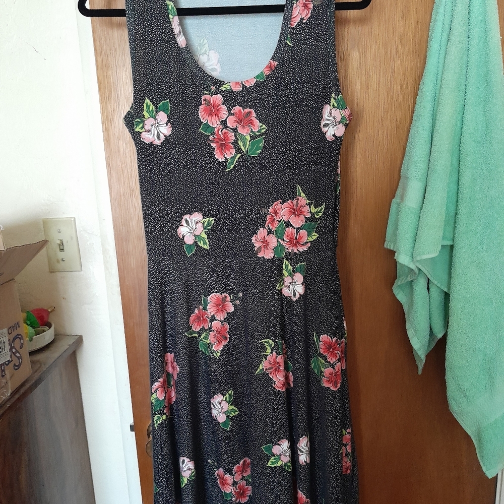 Lularoe Nicki Dress With Pockets. Sz Medium.